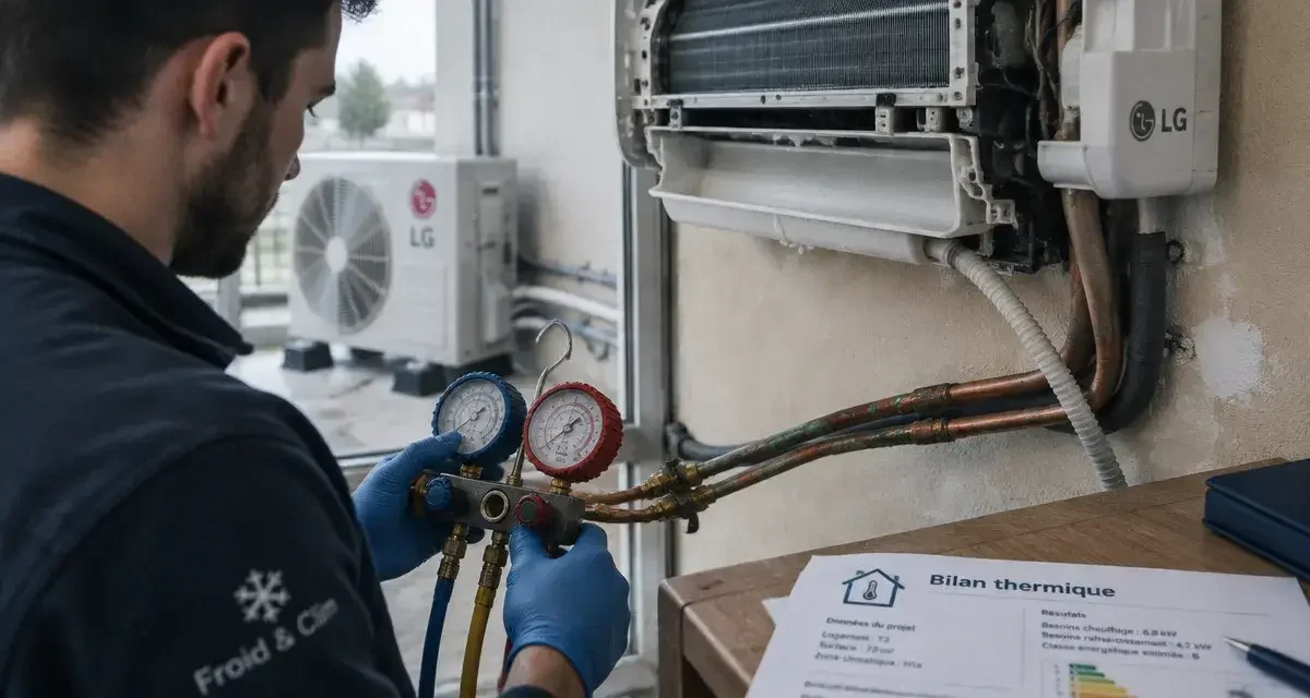 Installation de climatisation LG : pourquoi le dimensionnement est votre meilleure assurance contre les pannes