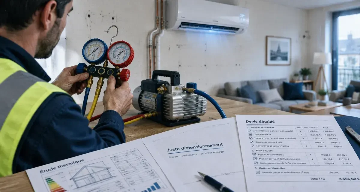 Installation de climatisation : pourquoi le surdimensionnement est votre pire ennemi